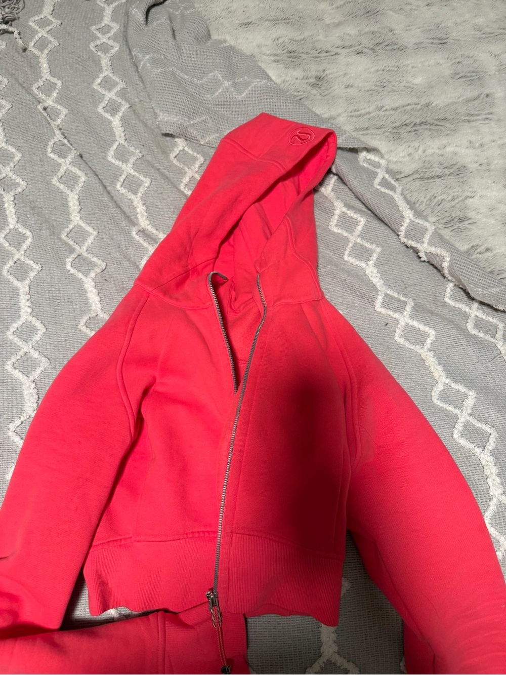 lululemon athletica Women's Bright Pink Zip Hoodie
